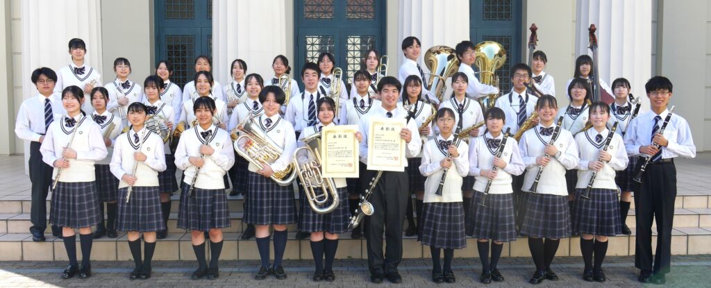 【吹奏楽部】中学生、高校生ともに「第32回 日本管楽合奏コンテスト A部門」全国大会出場決定！！